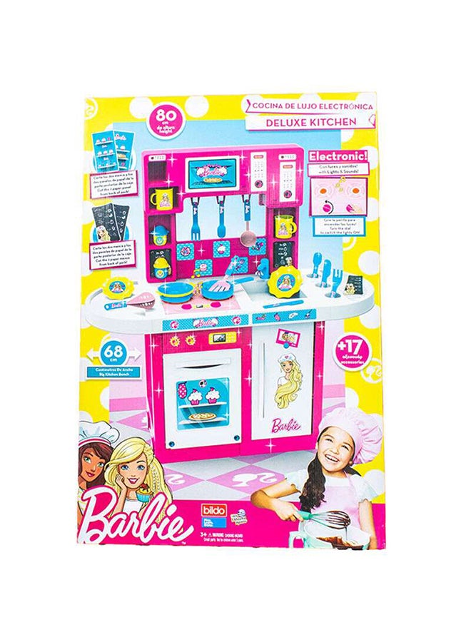 Barbie 17-Piece Deluxe Kitchen Set 80cm - Image 2