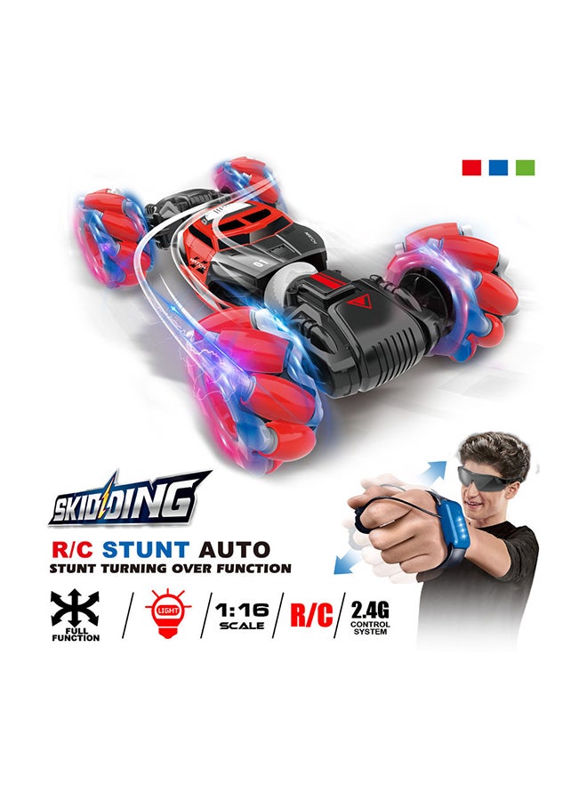 4WD Gesture Sensor Control Deformable All-Terrain Transformable LED Light RC Stunt Car 17.5x33x8.5cm  - Image 4