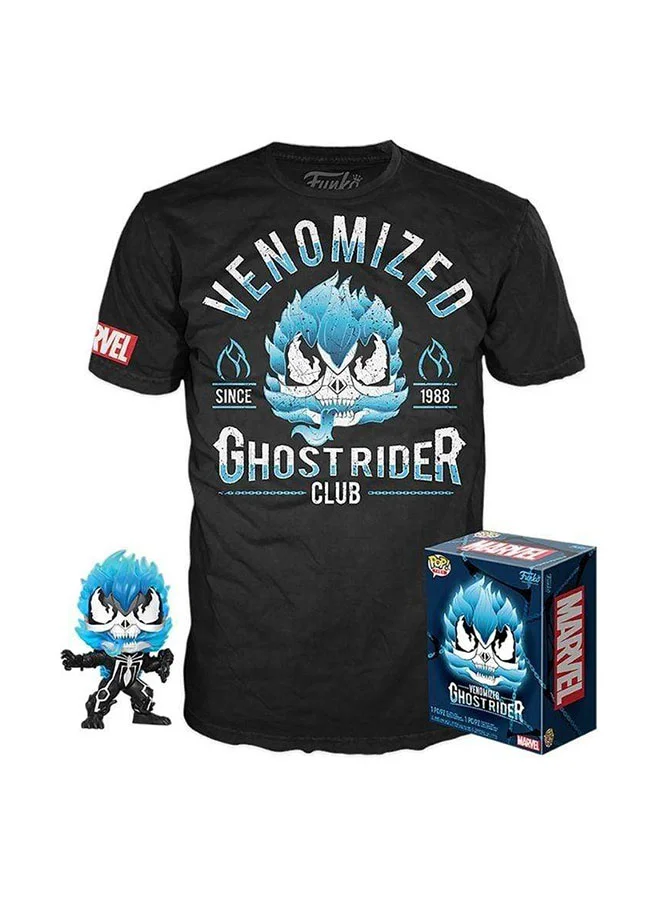 Funko Pop and Tee! Marvel Venomized/Ghost Rider Collectable Vinyl Figure, 47044 3.75inch