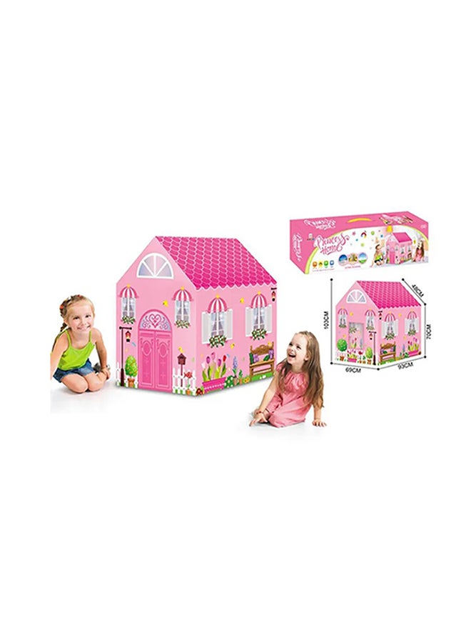 null - High Grade Portable Play Princess Tent House Durable Unique Detailed Design 93x69x100cm - Image 1