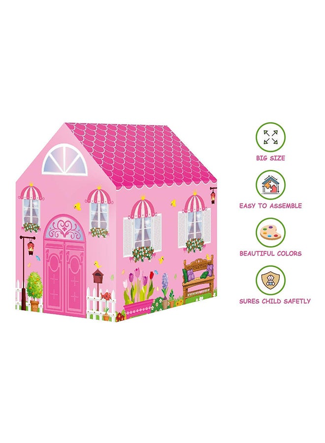 null - High Grade Portable Play Princess Tent House Durable Unique Detailed Design 93x69x100cm - Image 1