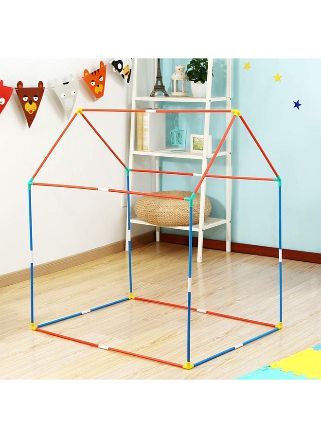 null - High Grade Portable Play Princess Tent House Durable Unique Detailed Design 93x69x100cm - Image 1