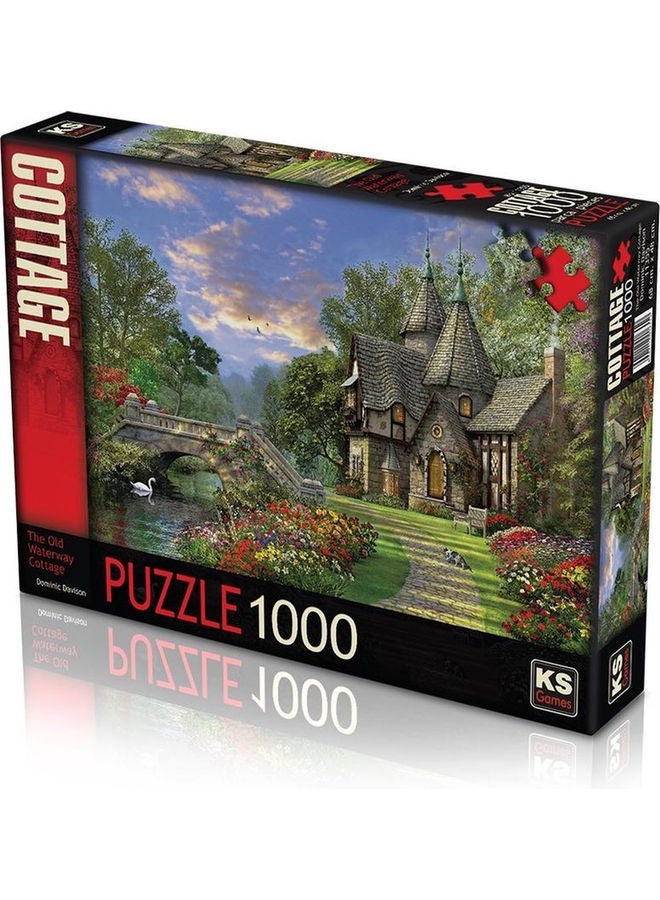 1000 Piece The Old Waterway Cottage Puzzle