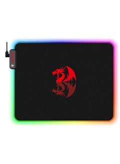Redragon Neptune Gaming Mouse Mat XXL Surface Lighting Rgb Usb Non-Slip Waterproof Large Retro Led Light For Pc And Mac (Medium)