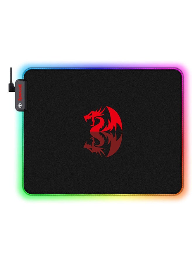 REDRAGON - Redragon Neptune Gaming Mouse Mat XXL Surface Lighting Rgb Usb Non-Slip Waterproof Large Retro Led Light For Pc And Mac (Medium) - Image 1