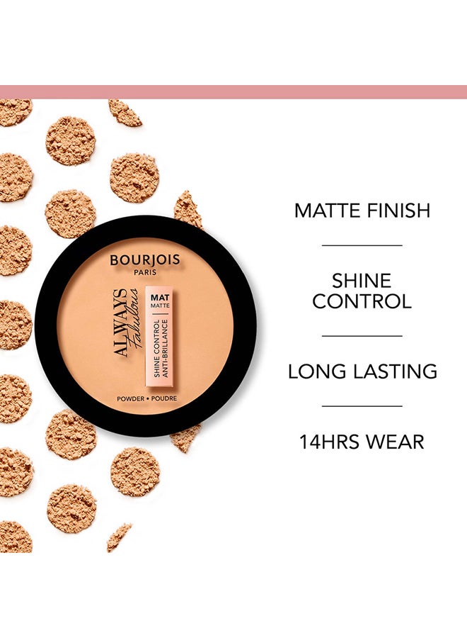 BOURJOIS PARIS Always Fabulous Matte Pressed Powder – 115 –Golden Ivory  - Image 2