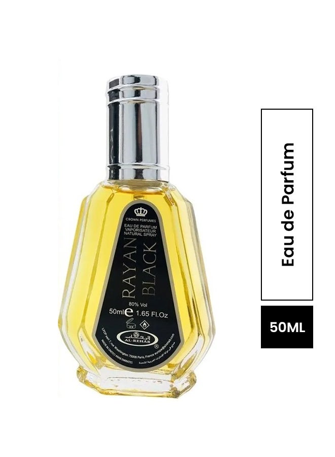 الرحاب بخاخ عطر ريان بلاك 50ملليلتر  - Image 1