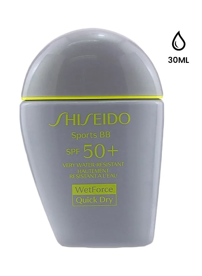 Shiseido - Sports BB Cream SPF 50+ Medium - Image 1