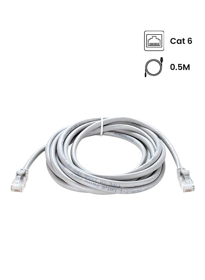 دي لينك سلك توصيل CAT6 UTP LSZH رمادي - Image 2