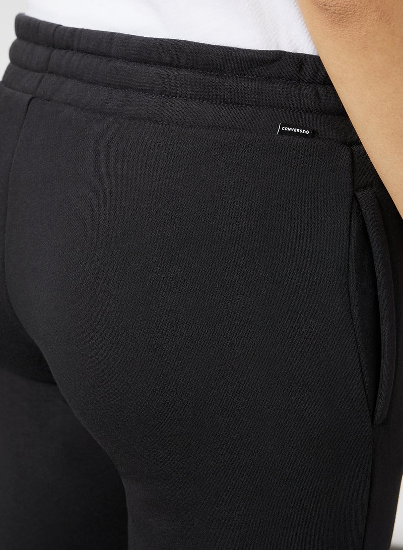 CONVERSE - Star Chevron Embroidered Joggers Black - Image 1
