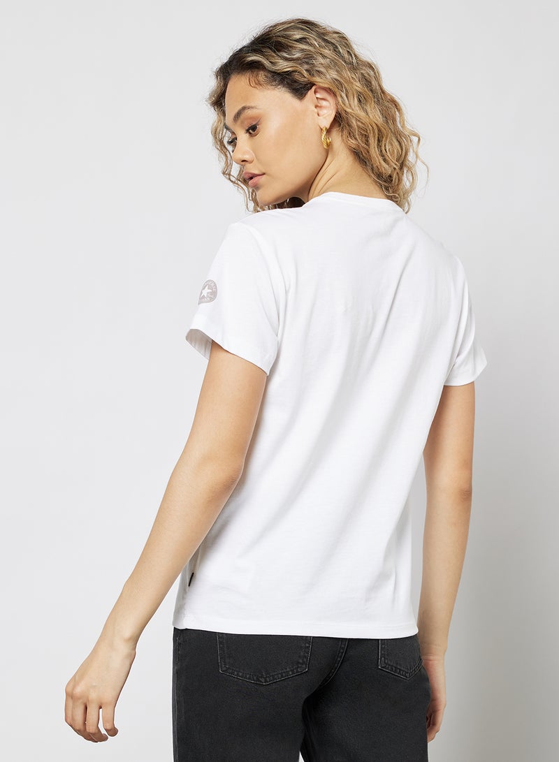 CONVERSE - Love The Progress 2.0 T-Shirt White - Image 1