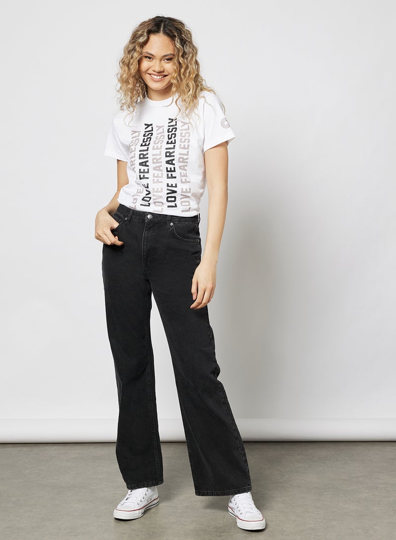 CONVERSE - Love The Progress 2.0 T-Shirt White - Image 1