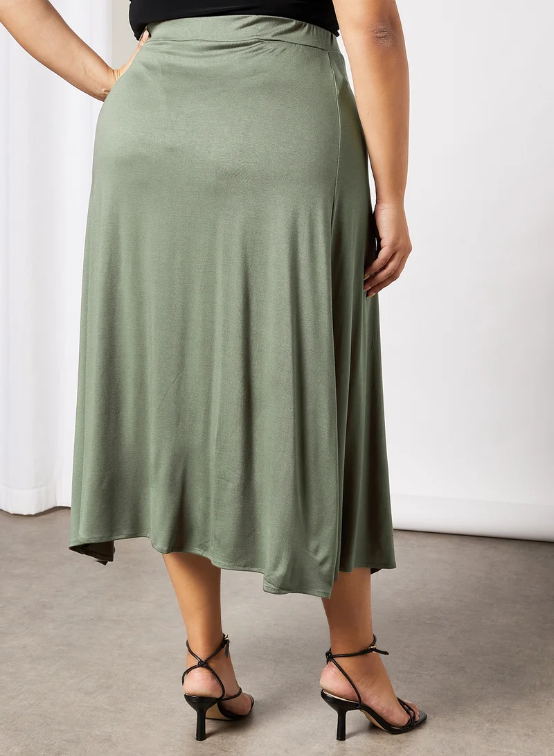 Violeta By Mango Plus Size Elsa Skirt