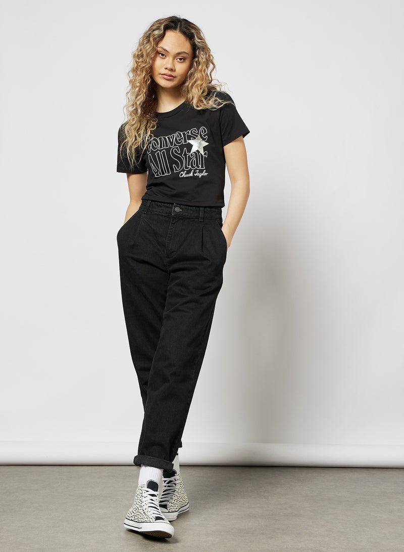 All Star Metallic Classic T-Shirt Black