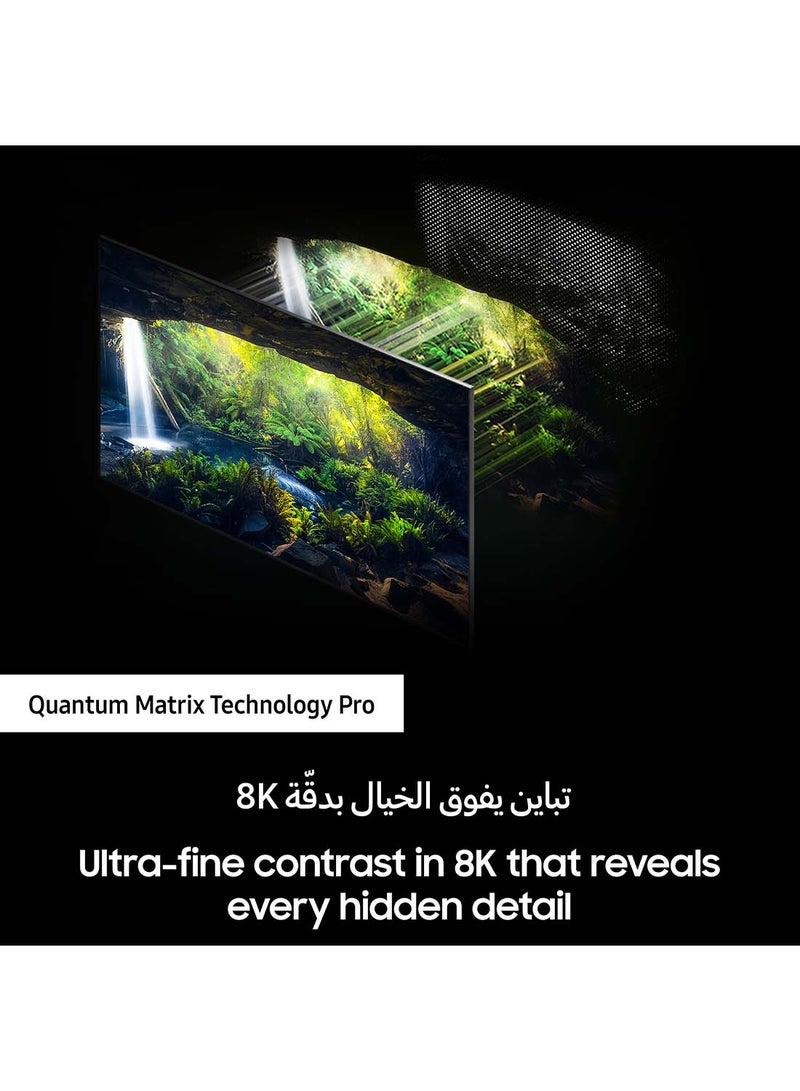 Samsung - 65 Inch Neo QLED 8K Smart TV (2022) QA65QN900BUXZN Stainless Steel - Image 1