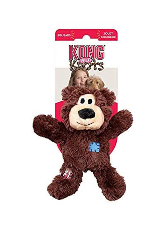 Kong - Internal Knotted Ropes And Minimal Stuffing Assorted Colours Multicolour 10x4x8inch - Image 1