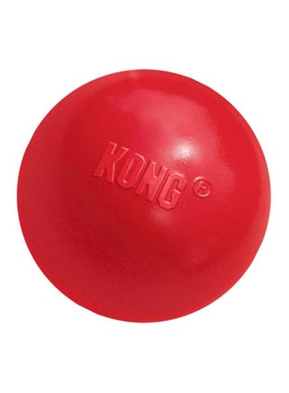 Ball With Hole Durable Rubber Fetch Toy Red 2.5inch - v1651043705/N51924020A_1