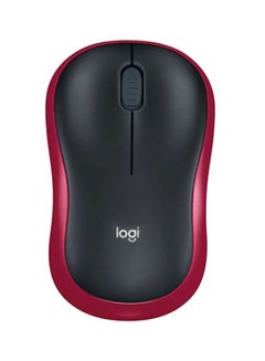 Logitech M185 Wireless Mouse Black/Red  - Image 1