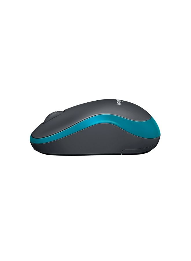 Logitech - Wireless Wifi Mouse With Receiver Black/Blue - Image 1