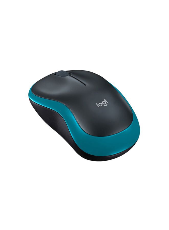 Logitech - Wireless Wifi Mouse With Receiver Black/Blue - Image 1