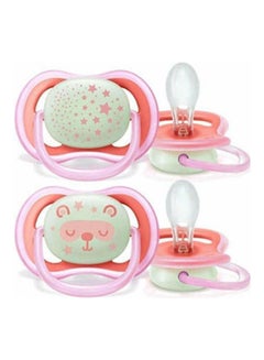 Ultra Air Night Pacifier 6-18 Months, Shines In The Dark