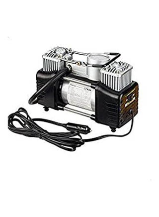 12V Dc 150 Psi Metal Mini Car Air Compressor With Two Cylinders Works With Cigarette Lighter Socket - v1651058591/N53259874A_1