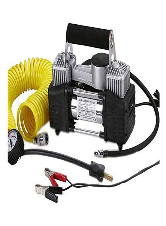 Car Air Compressor - 2 Cylinder With Car Vacuum Cleaner Plus Usb Power Supply 3 Sockets - Image 2