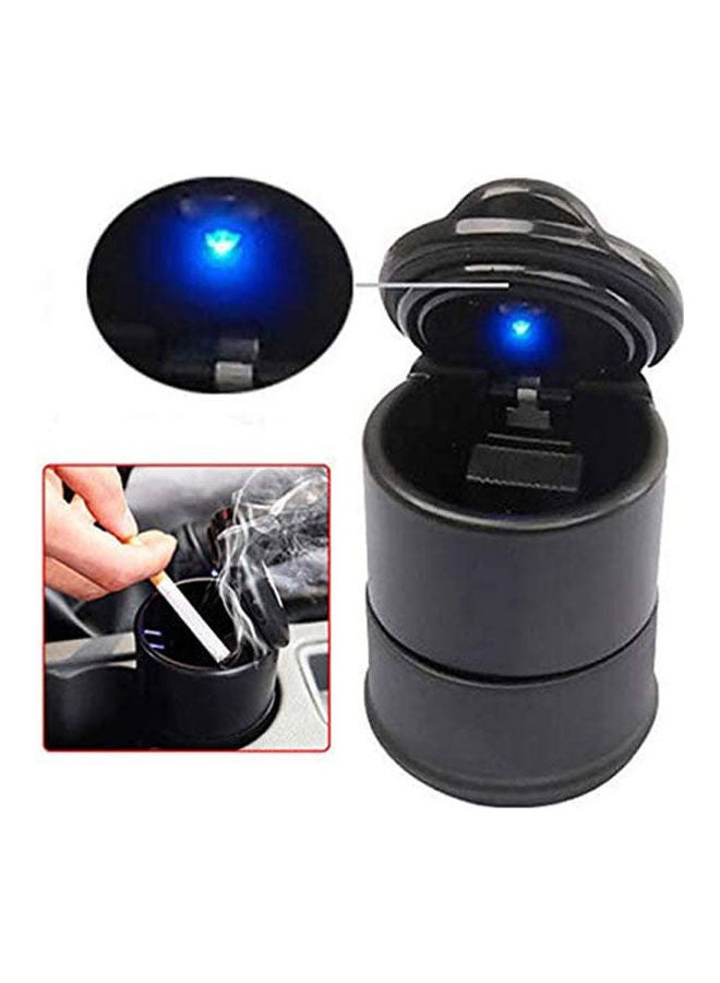 Generic - Car Cigar Cigarette Lighter Ashtray Smokeless Blue Led Light Usb Charge - Image 1