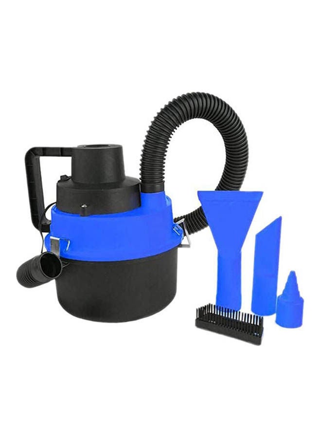 Generic Wet and Dry Car Vacuum Cleaner with 4 Attachment Heads, 12 V