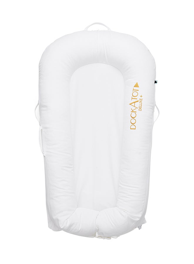 DockATot Deluxe+ Cover - Pristine White  - Image 1