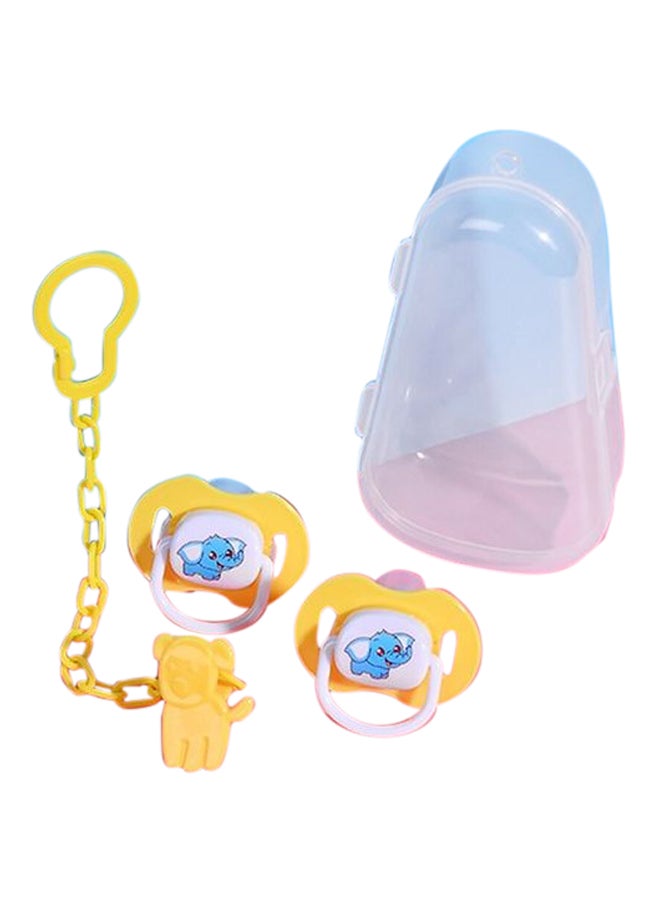 3-Piece Pacifier With Clip 0-3M - Image 1