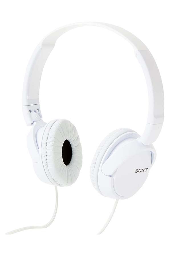 Sony ZX110 Foldable Over-Ear Headphone White/Grey  - Image 1