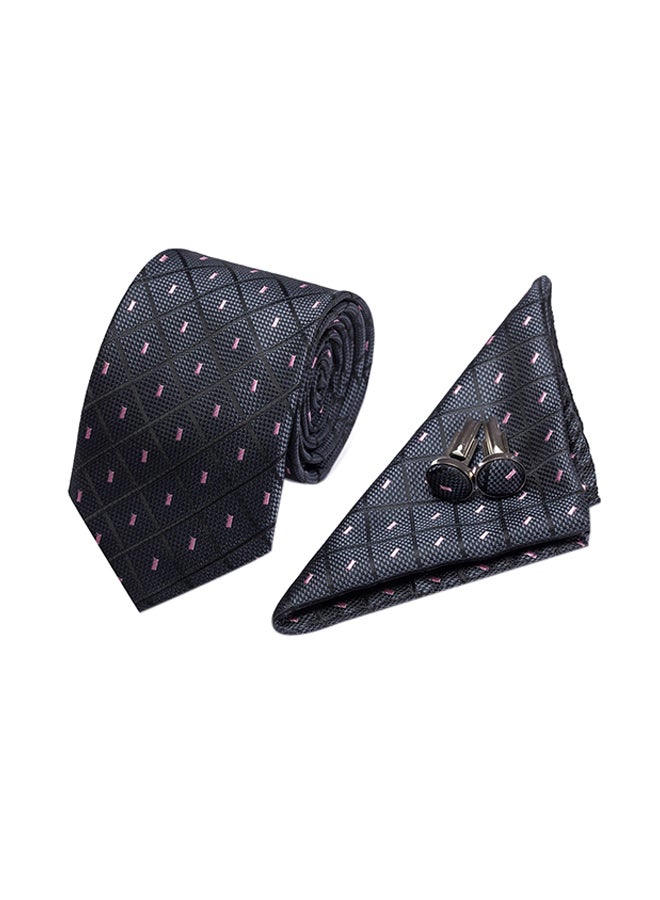 Polyester Necktie Set dark blue - Image 2