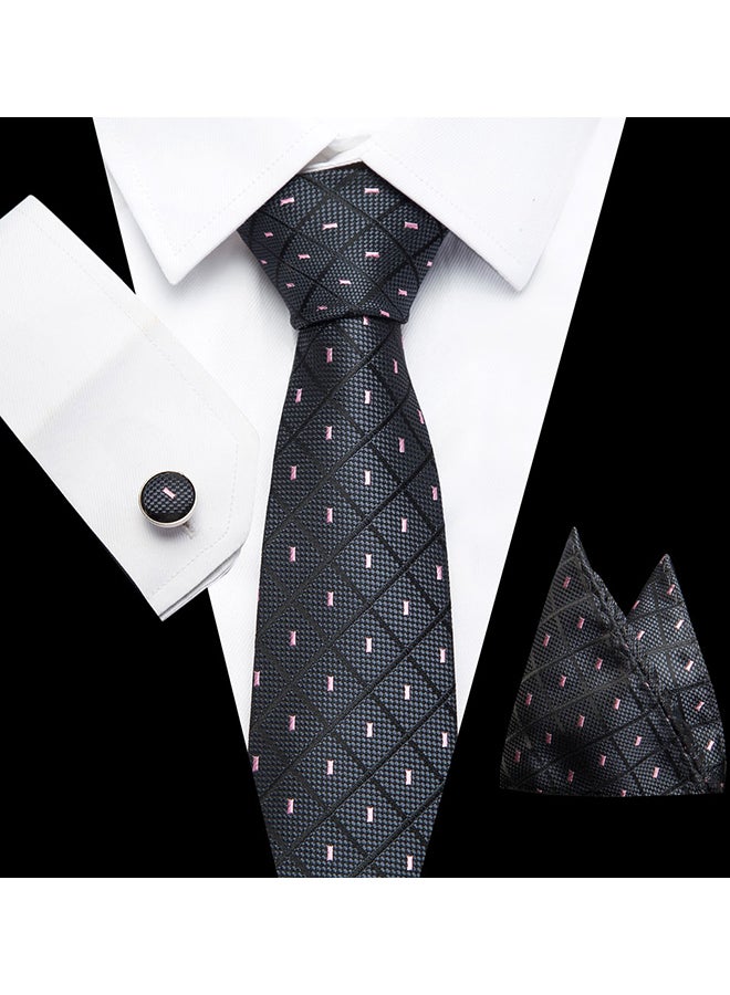 Polyester Necktie Set dark blue - Image 3