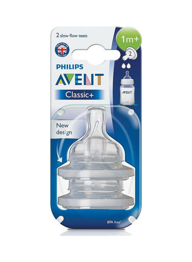 Philips Avent Classic Plus Anti-Colic Teat, Pack Of 2