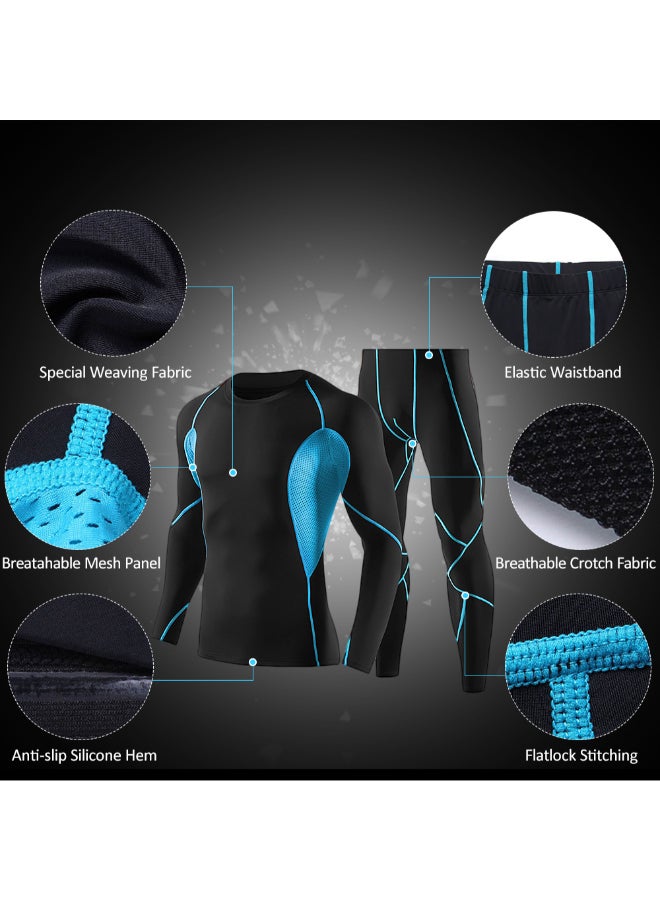 2-Pieces Shirt And Pants Set Black/Dark Blue - Image 2