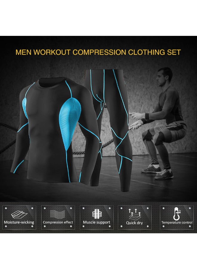 2-Pieces Shirt And Pants Set Black/Dark Blue - Image 4