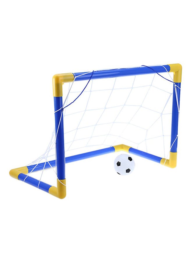 Mini Football Soccer Goal Post Net Fun Activity Creative Play Set For Kids 45x 27x 33cm  - Image 1
