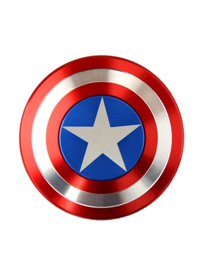 بيوينتي لعبة يدوية معدنية بتصميم دوّار بالإصبع على شكل درع كابتن أميركا - Image 1