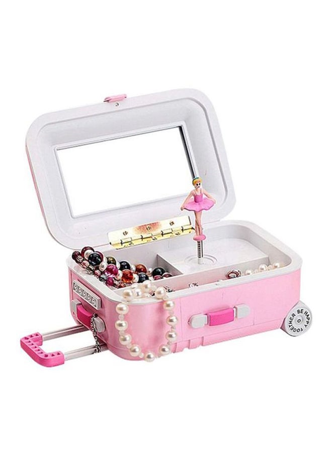 Beauenty Suitcase Shaped Ballet Jewelry Box YPC1492 15x10.5x7cm - Image 4