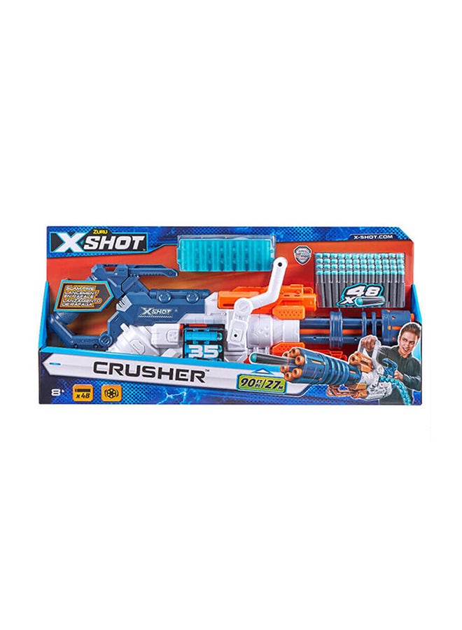 x_shot تصميم فريد من نوعه وخفيف الوزن S001-Zuru Dart Blaster Excel Crusher - متنوع - Image 1