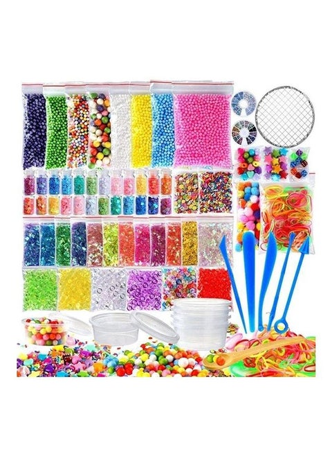 Slime Charms Include Foam Balls, Glitter, Flower Fruit Slices, Shell, Slime Kit Accessories for DIY Slime Making, Fishbowl Beads, Party Decoration Slime Tools and Containers ( 70 Pack) 14cm