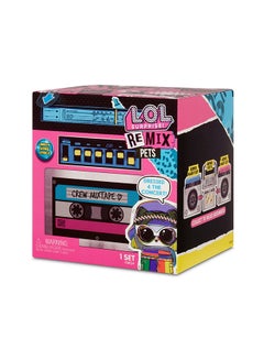 Remix Pets- Dressed 4 The Concert Set- Collect To Built Boombox, Multicolor