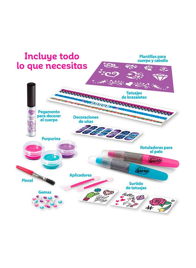 Shimmer N Sparkle - Ultimate Glitter Beauty Set 35.56 x 6.4 x 30.5cm - Image 1