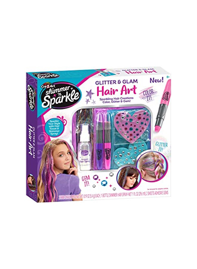 Shimmer N Sparkle - Ultimate Glitter Beauty Set 35.56 x 6.4 x 30.5cm - Image 1