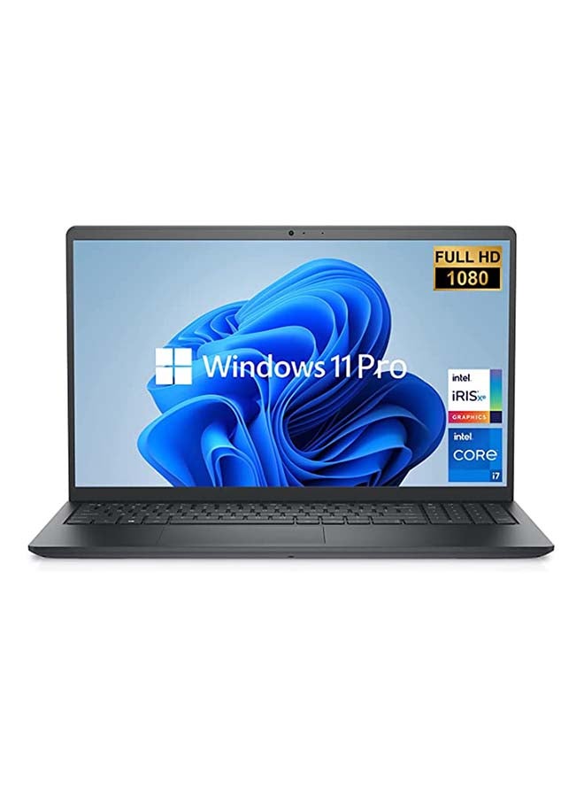 DELL - Latest Model Vostro 3510 Laptop With 15.6-Inch Full HD Display, Core i7-1165G7 Processor/32GB RAM/1TB HDD + 1TB SSD SSD/2GB Nvidia GeForce MX350 Graphics/Windows 11 /International Version English/Arabic Black - Image 1