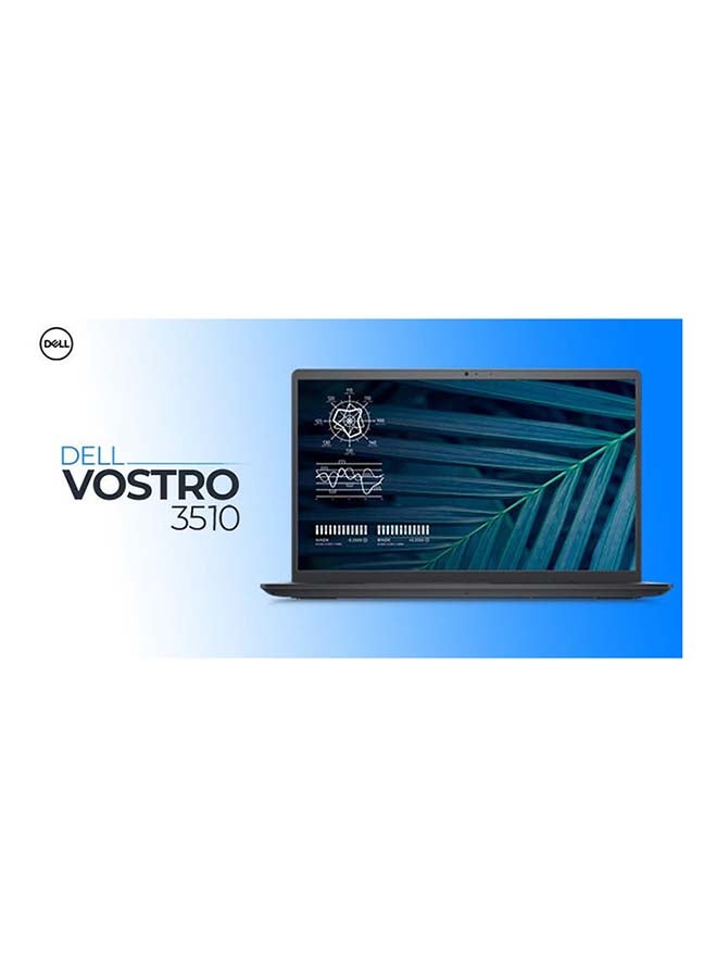 DELL - Latest Model Vostro 3510 Laptop With 15.6-Inch Full HD Display, Core i7-1165G7 Processor/32GB RAM/1TB HDD + 1TB SSD SSD/2GB Nvidia GeForce MX350 Graphics/Windows 11 /International Version English/Arabic Black - Image 1