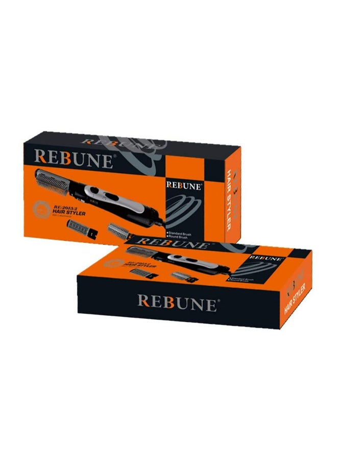 REBUNE Power Hair Styler Black/Silver  - Image 1