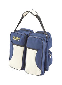 4-in-1 Multi-Functional Waterproof Diaper Bag Portable Bed With Multiple Pocket 74x35x18cm