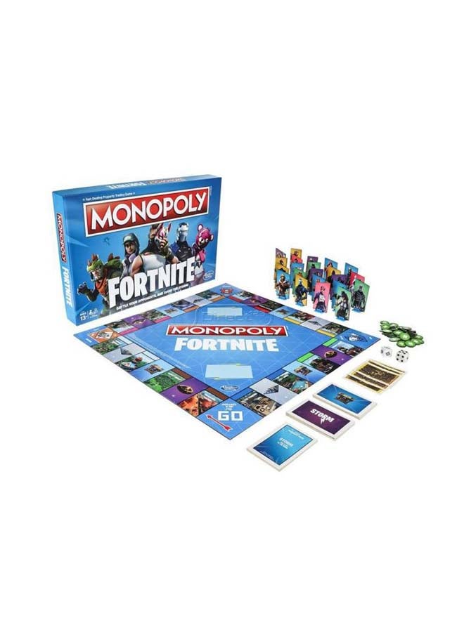 Monopoly - Fortnite Edition Hasbro Board Game Inspired By Fortnite Video Game Ages 13 And Up For Adults And Teens Indoor Home Game 2 To 6 Players - Image 1